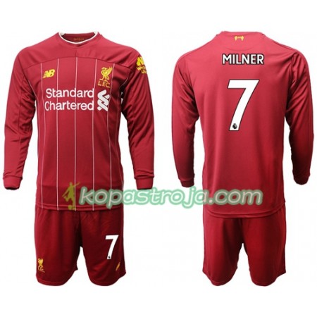 Billiga Fotbollströjor Liverpool Milner 7 Barn Hemma tröja 2019/20 Långärmad
